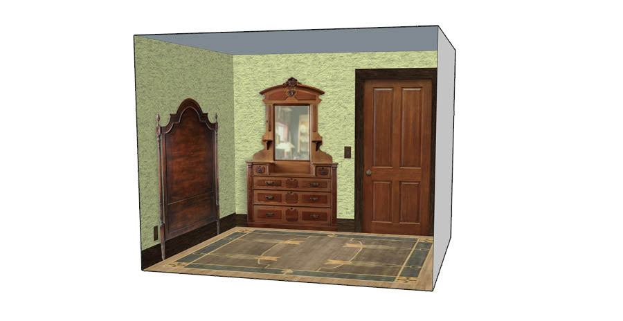 Roomettes 04-933-3787 HO Scale Whelan's House Interior Kit (Fits Walthers 933-3787 or 933-3791)
