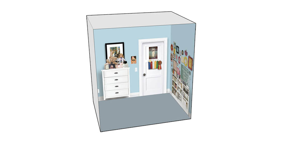 Roomettes 05-203-01 HO Scale Oliver's House Interior Kit (Fits Rix Products 203)
