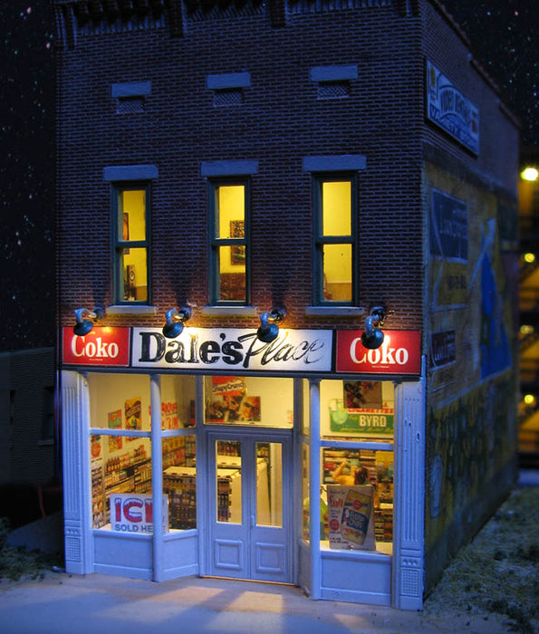 Roomettes 05-6010-01 HO Scale Dale's Variety Interior Kit (Fits Rix Products Smalltown USA 6010)