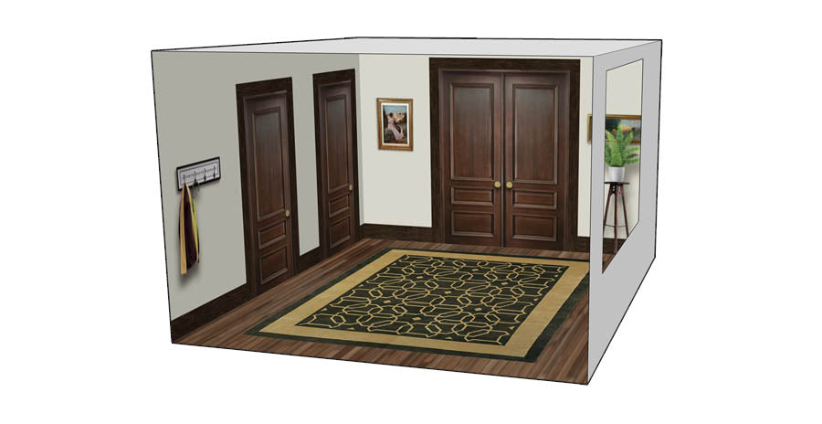 Roomettes 06-712-01 HO Scale Chrysler's House Interior Kit (Fits Atlas 712)