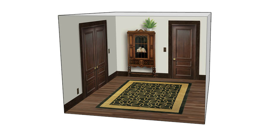 Roomettes 06-712-01 HO Scale Chrysler's House Interior Kit (Fits Atlas 712)