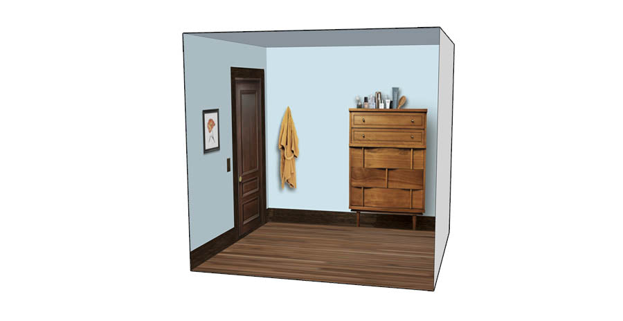 Roomettes 06-712-01 HO Scale Chrysler's House Interior Kit (Fits Atlas 712)