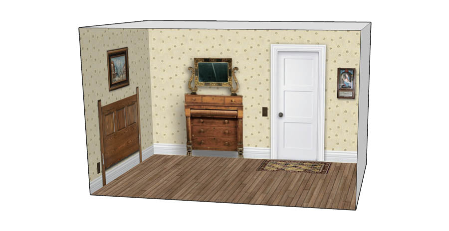 Roomettes 06-713-01 HO Scale Carlson's House Interior Kit (Fits Atlas 713)