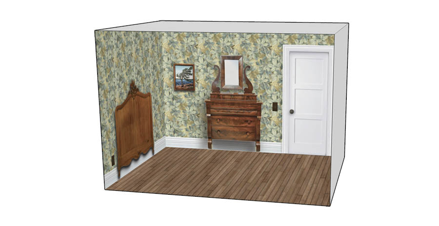 Roomettes 06-713-01 HO Scale Carlson's House Interior Kit (Fits Atlas 713)