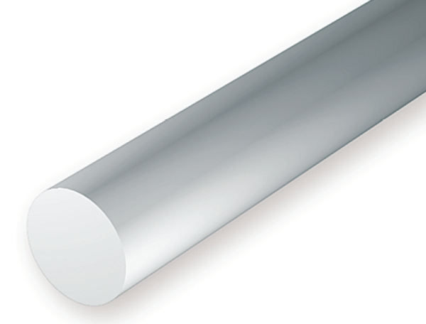 Evergreen Scale Models 211 Round Styrene Rod .040" (10 Pack)