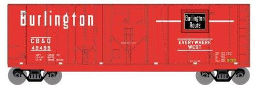 Roundhouse 1004 HO Scale 40' Grain Boxcar Burlington CB&Q 49499