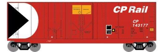 Roundhouse 1006 HO Scale 40' Grain Boxcar Canadian Pacific CPR 143177