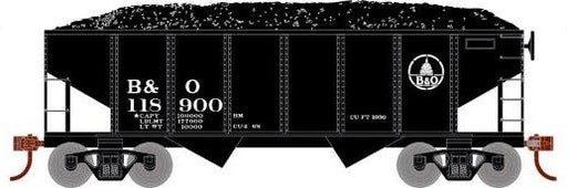 Roundhouse 1022 HO Scale 34' Ribbed Hopper Baltimore & Ohio B&O 118900