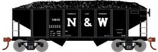 Roundhouse 1034 HO Scale 34' Ribbed Hopper Norfolk & Western N&W 111111