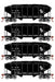Roundhouse 1046 HO Scale 34' Ribbed Hopper Chesapeake & Ohio C&O 4 Pack #2