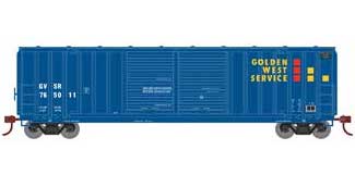 Roundhouse 1066 HO Scale 50' FMC 5283 Double Door Boxcar Golden West GWS 765011