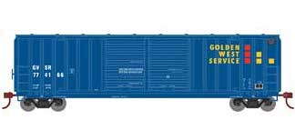 Roundhouse 1081 HO Scale 50' FMC 5283 Double Door Boxcar Golden West GWS 774166