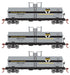 Roundhouse 1121 HO Scale Chemical Tank Car Ethyl Corporation EBAX 3 Pack