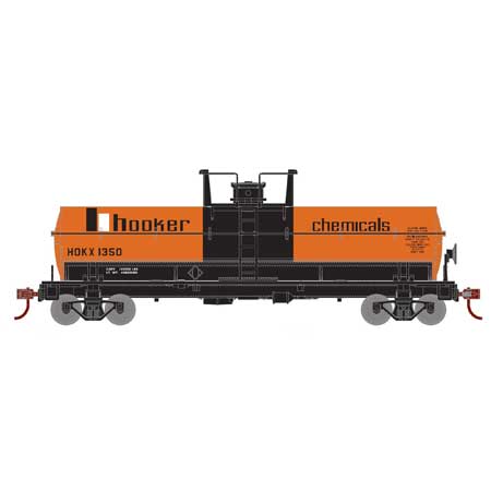 Roundhouse 1122 HO Scale Chemical Tank Car Hooker HOKX 1350