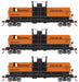 Roundhouse 1125 HO Scale Chemical Tank Car Hooker HOKX 3 Pack
