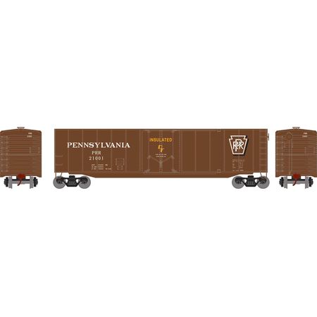 Roundhouse 1143 HO Scale 50' Plug Door Boxcar Pennsylvania PRR 21001