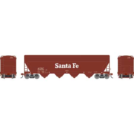 Roundhouse 1177 HO Scale ACF 5250 Covered Hopper Santa Fe ATSF 307170