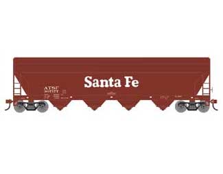 Roundhouse 1178 HO Scale ACF 5250 Covered Hopper Santa Fe ATSF 307177
