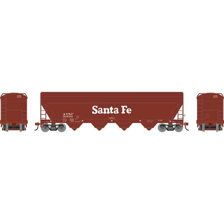 Roundhouse 1179 HO Scale ACF 5250 Covered Hopper Santa Fe ATSF 307181