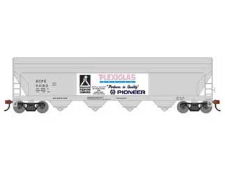 Roundhouse 1198 HO Scale ACF 5250 Covered Hopper Plexiglas ACFX 54102