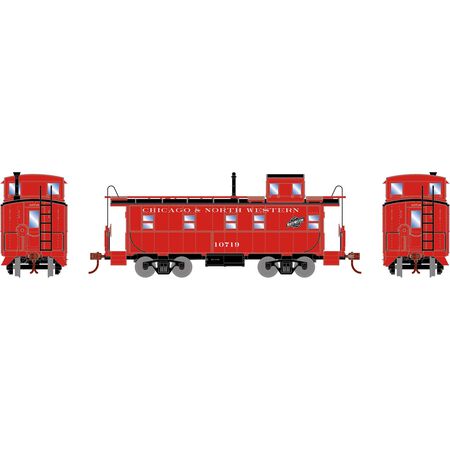 Roundhouse 1200 HO Scale Cupola Caboose Chicago NorthWestern C&NW 10717
