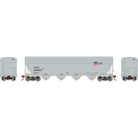 Roundhouse 1204 HO Scale ACF 5250 Covered Hopper Union Pacific CNW 490802