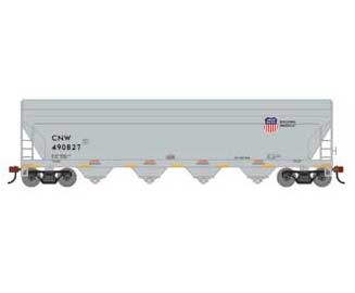 Roundhouse 1207 HO Scale ACF 5250 Covered Hopper Union Pacific CNW 490827