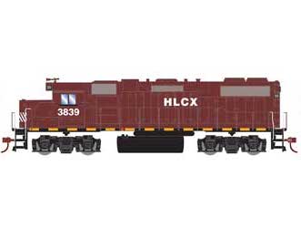 Roundhouse 12529 HO Scale GP38-2 HELM Leasing HLCX 3839
