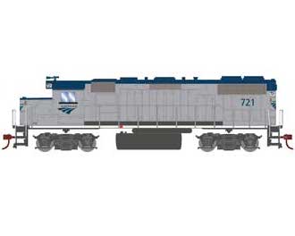 Roundhouse 12533 HO Scale GP38-2 Amtrak 721