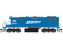 Roundhouse 12620 HO Scale GP38-2 "Blue and White" BNSF 2043 with DCC