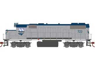 Roundhouse 12635 HO Scale GP38-2 Amtrak 723 with DCC