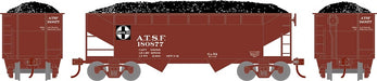 Roundhouse 1279 HO Scale 34' Offset Open Hopper Santa Fe ATSF 180877