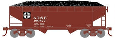 Roundhouse 1279 HO Scale 34' Offset Open Hopper Santa Fe ATSF 180877