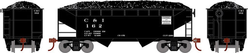 Roundhouse 1282 HO Scale 34' Offset Open Hopper Cambria & Indiana C&I 162