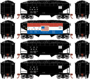 Roundhouse 1283 HO Scale 34' Offset Open Hopper Cambria & Indiana C&I 4 Pack #1