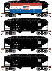 Roundhouse 1284 HO Scale 34' Offset Open Hopper Cambria & Indiana C&I 4 Pack #2