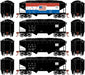 Roundhouse 1284 HO Scale 34' Offset Open Hopper Cambria & Indiana C&I 4 Pack #2