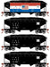 Roundhouse 1284 HO Scale 34' Offset Open Hopper Cambria & Indiana C&I 4 Pack #2