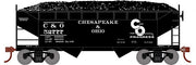 Roundhouse 1285 HO Scale 34' Offset Open Hopper Chesapeake & Ohio C&O 52777