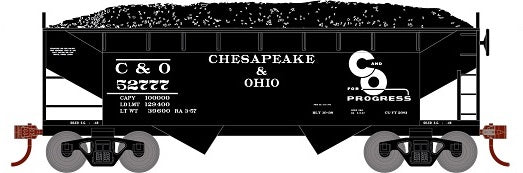 Roundhouse 1285 HO Scale 34' Offset Open Hopper Chesapeake & Ohio C&O 52777