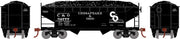 Roundhouse 1285 HO Scale 34' Offset Open Hopper Chesapeake & Ohio C&O 52777