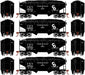 Roundhouse 1287 HO Scale 34' Offset Open Hopper Chesapeake & Ohio C&O 4 Pack #2