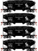Roundhouse 1287 HO Scale 34' Offset Open Hopper Chesapeake & Ohio C&O 4 Pack #2
