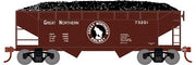 Roundhouse 1288 HO Scale 34' Offset Open Hopper Great Northern GN 73201