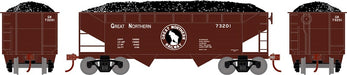 Roundhouse 1288 HO Scale 34' Offset Open Hopper Great Northern GN 73201