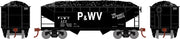 Roundhouse 1291 HO Scale 34' Offset Open Hopper Pittsburgh & West Virginia P&WV 377