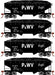 Roundhouse 1293 HO Scale 34' Offset Open Hopper Pittsburgh & West Virginia P&WV 4 Pack #2