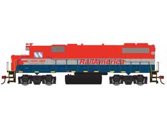 Roundhouse 14640 HO Scale GP38-2 RailAmerica Huron and Eastern HESR 3865