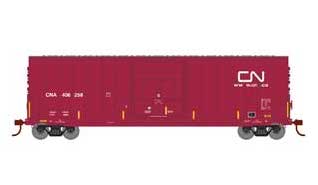 Roundhouse 1498 HO Scale 50' High Cube Plug Door Boxcar Canadian National CN 406258