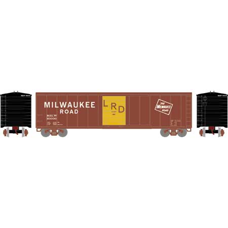 Roundhouse 15096 HO Scale 50' PS-1 Single Sliding Door Boxcar Milwaukee Road MILW 16606